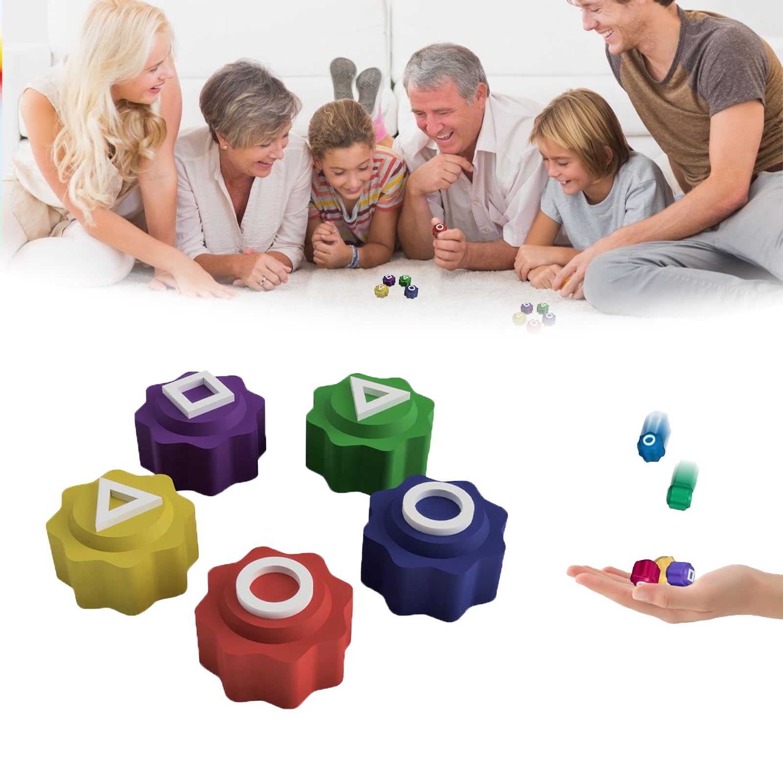 Pierres Jacks Traditionnel Corée AOMAIGAD Jeu Coréen Gonggi Jack Stones | Jeu Traditionnel Pierre 5 Cailloux - Tous Âges Jeu Coréen Coordination œil-main
