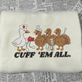 thumbnail image 1 of Funny Goose Nurse Thanksgiving Embroidered Unisex T-shirt Sweatshirt Hoodie, RN Embroidered Shirt, Nurse Thanksgiving Shirt, Nurse Gift., 1 of 5