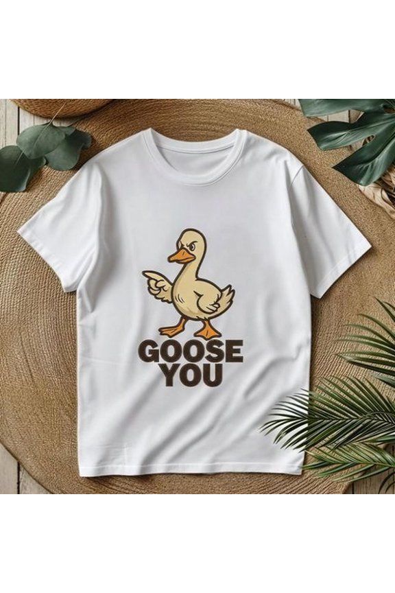 Funny Goose You Meme Shirt – Sarcastic Cartoon Goose Pointing Design T-Shirt