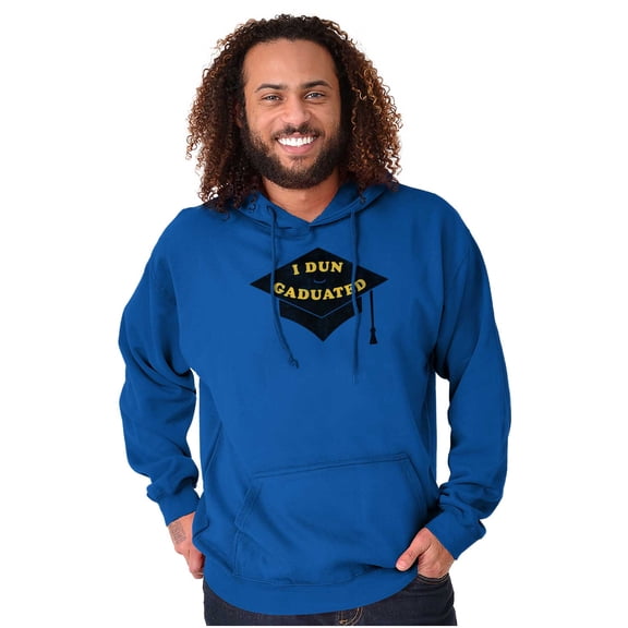 Funny Graduation I Done Graduated Unisex Plus Fleece Graphic Hoodie Brisco Brands 3X