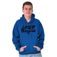 thumbnail image 1 of Funny Graduation Later Educator Unisex Plus Fleece Graphic Hoodie Brisco Brands 3X, 1 of 5
