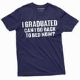 thumbnail image 1 of Funny Graduation Tee Shirt High School College Graduate Gift Go To Bed Now Humor Tee (Large Navy Blue), 1 of 5