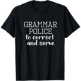 thumbnail image 1 of Funny Grammar Police English Language Gift T-Shirt, 1 of 4