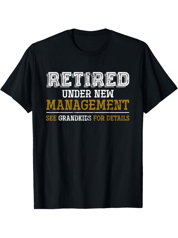 Funny Grandkids Grandpa Retirement Gift Retired T-Shirt