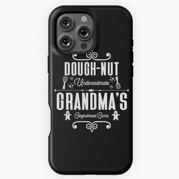 Funny Grandma Baking Cookie Fun Phone Case for iPhone 11 12 13 14 15 16 17 Pro Max