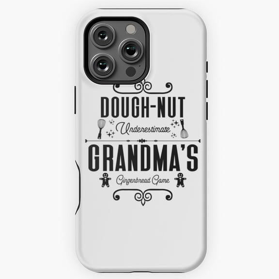 Funny Grandma Baking Cookie Fun Phone Case for iPhone 11 12 13 14 15 16 17 Pro Max