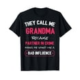 thumbnail image 1 of Funny Grandma Partner in Crime T-Shirt for Humorous Gift and Family Fun, 1 of 5