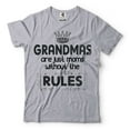 thumbnail image 1 of Funny Grandma Shirt Grandmas Are Just Moms Without The Rules Shirt Grandma Shirt Grandmother Gift (Small Grey), 1 of 6