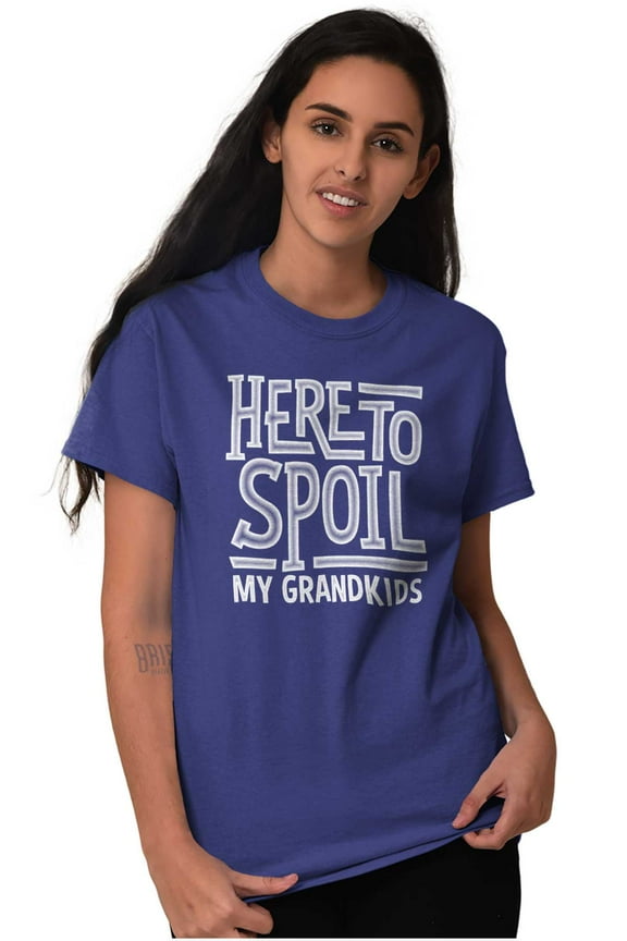 Funny Grandma Spoiled Grandchildren Women's Graphic T Shirt Tees Brisco Brands L