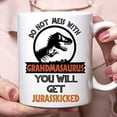 thumbnail image 1 of Funny Grandmasaurus Coffee Mug Grandma Dinosaur Cup Microwave And Dishwasher Safe Ceramic Coating Made In Usa Coffee Mug 11OZ Coffee Mug, 1 of 1