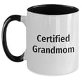 thumbnail image 1 of Funny Grandmom Two Tone Coffee Mug for Mother's Day Unique Gifts from Family to Grandmom, Inspirational Quote for Graduation Gift, 1 of 5