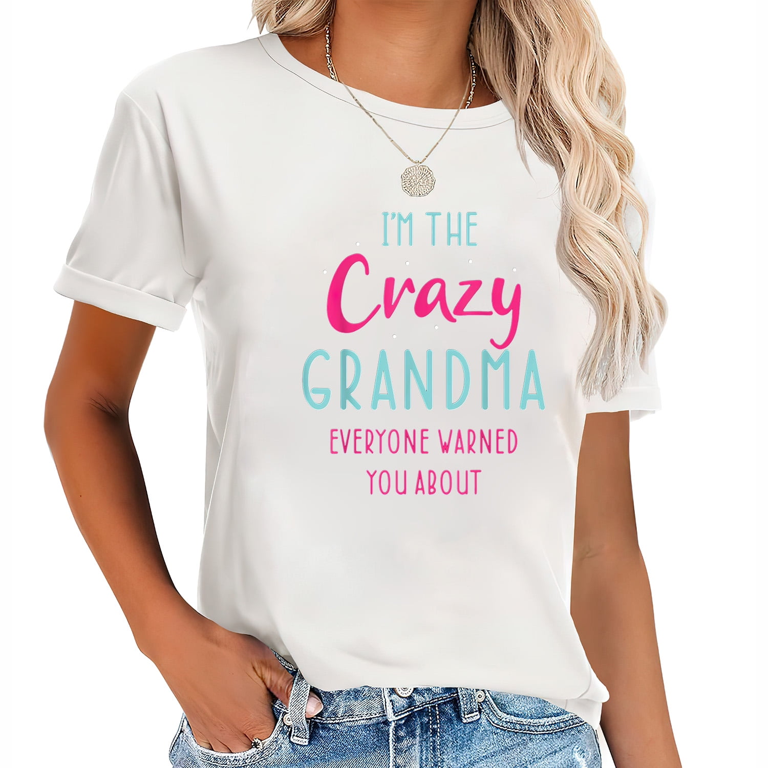 Funny Grandma T Shirt Gift Hot