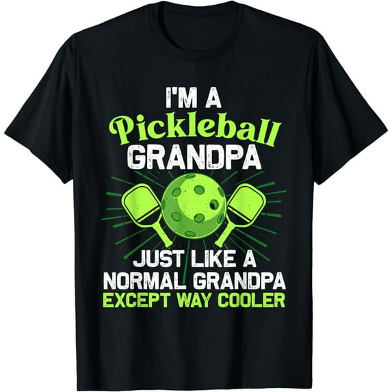 Funny Grandpa Pickleball Gift For Men Grandfather Papa Daddy T-Shirt
