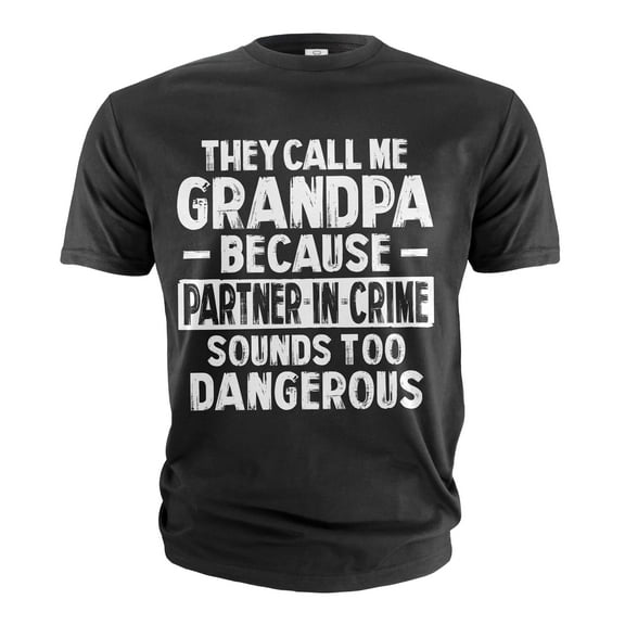 Funny Grandpa Shirt Grandfather Gifts Humor Joke Shirt Grandpa Birthday Gift Tee (4X-Large Black)