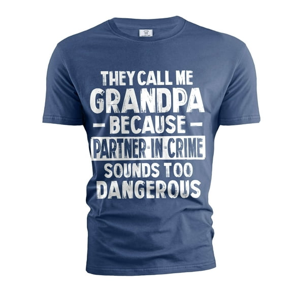 Funny Grandpa Shirt Grandfather Gifts Humor Joke Shirt Grandpa Birthday Gift Tee (XX-Large Navy Blue)