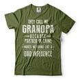 thumbnail image 1 of Funny Grandpa Shirt Grandpa Partner In Crime T Shirt Funny Shirt For Men Grandfather Shirt, 1 of 6