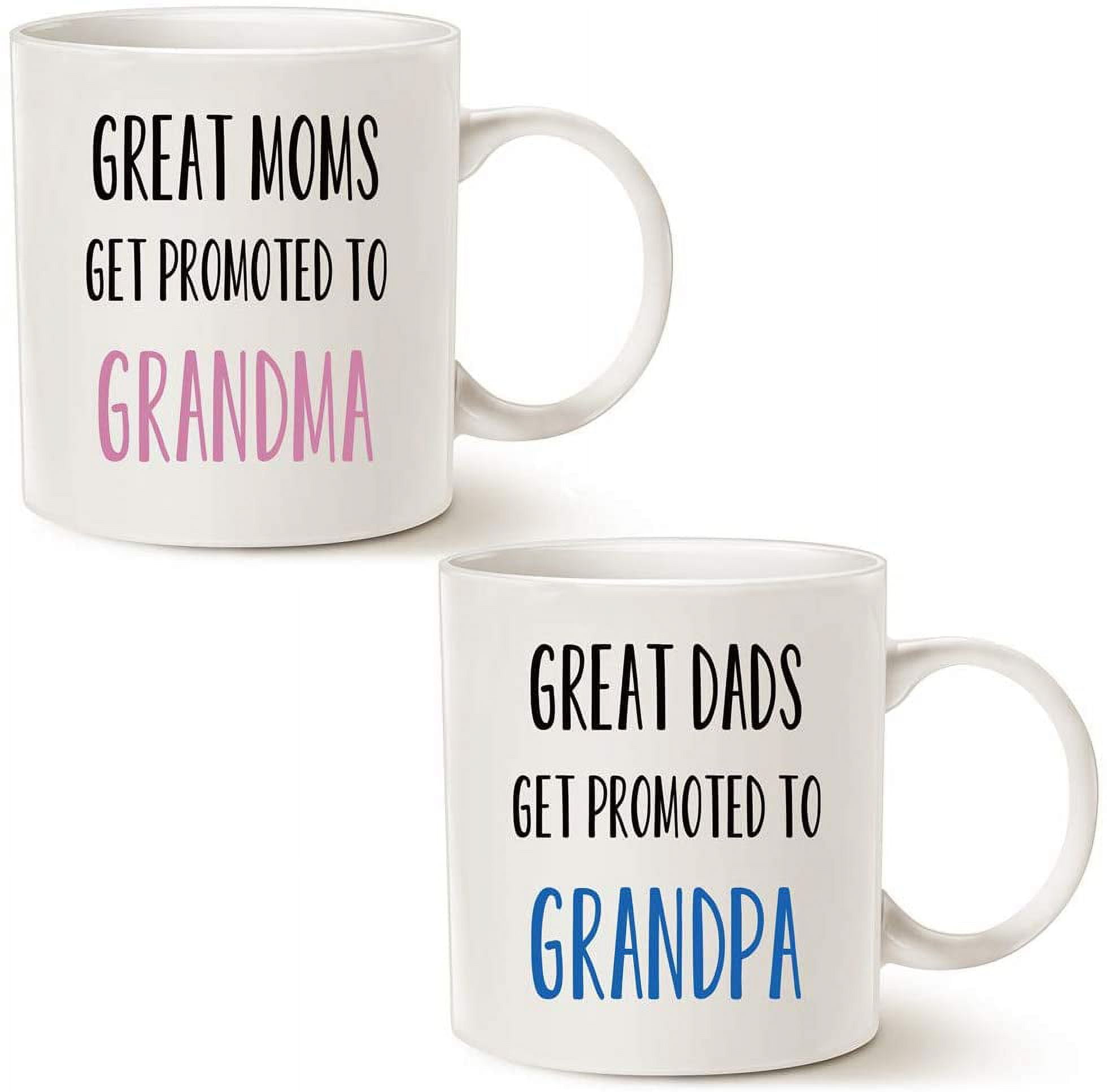  Funny Grandpa Coffee Mug, Great Dads Get Promoted to