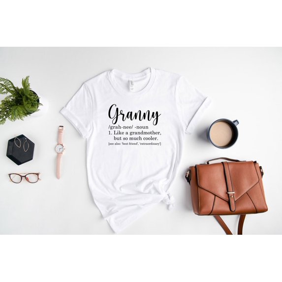 T-shirt Humour « Super Cute Granny » – 100% Coton, Unisexe, Tailles S à XXXL, Neuf Avec étiquettes