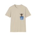 thumbnail image 1 of Funny Graphic Pocket Baby Goats Animal Men Women Goats Novelty Goats School Pocket Bab Husband Wife Mom Unisex Softstyle T-Shirt, 1 of 4