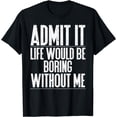 thumbnail image 1 of Funny Graphic Shirts for Men Women Sarcastic Novelty Graphic T-Shirt, 1 of 4