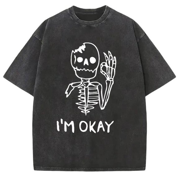 Funny Graphic T-Shirt Cotton Comfortable Short Sleeve Top Streetwear Casual Tee Black S-2XL Plus Size