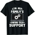 thumbnail image 1 of Funny Graphic T-Shirt for Men Computer Engineer Tech Support Theme, 1 of 6