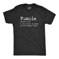 thumbnail image 1 of Funny Graphic T-Shirt with Retro Typewriter Text for Crazy Uncle Definition from Niece or Nephew, Heather Black, XL, 1 of 5