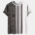 thumbnail image 1 of Funny Graphic T Shirts for Men Lightweight Slim Fit Round Neck Streetwear Tee 4xl Athletic Fit Plain & Logo Basic T-Shirt for Men, 1 of 4
