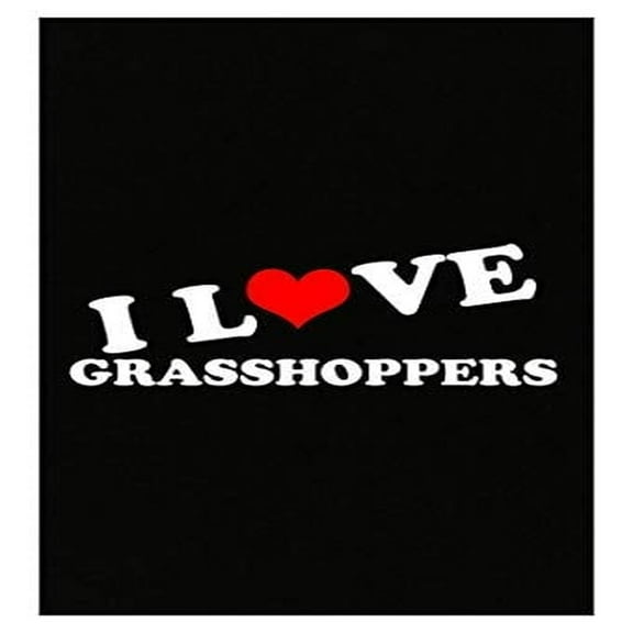 Funny Grasshopper Poster - Humorous Leaping Insect Wall Art for Bug Lovers