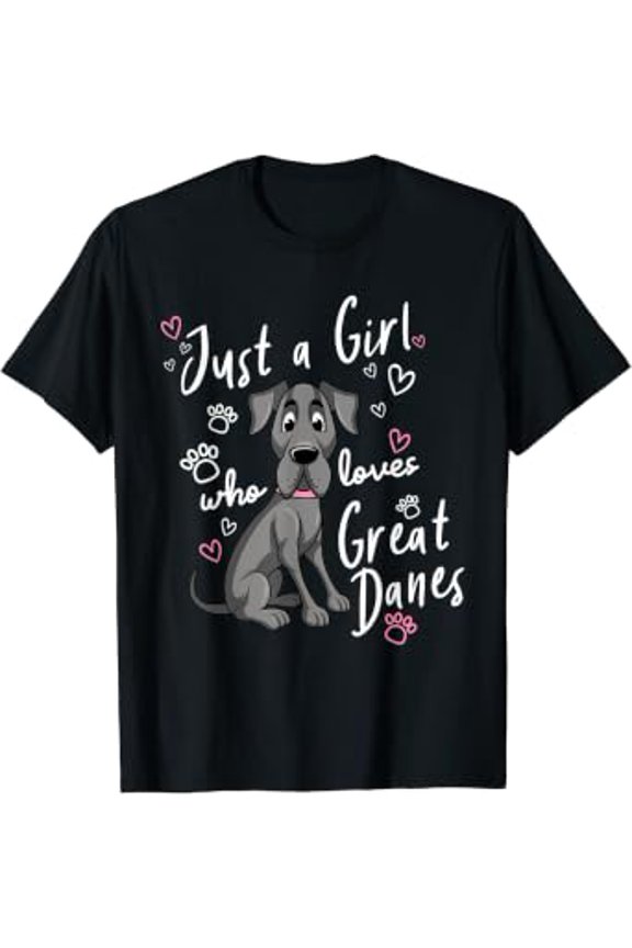 Funny Great Dane Dog Owner Pet Lover Puppy Women Kids Gift T-Shirt