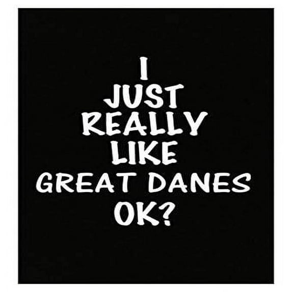 Funny Great Danes Poster - Wall Decor for Dog Lovers Gift