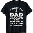 thumbnail image 1 of Funny Great Grandpa Art For Men Dad Father Great Grandfather T-Shirt, 1 of 4