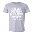 thumbnail image 1 of Funny Grey T-Shirt with Bold Text - Perfect Gift for Dads on Birthdays, 1 of 5