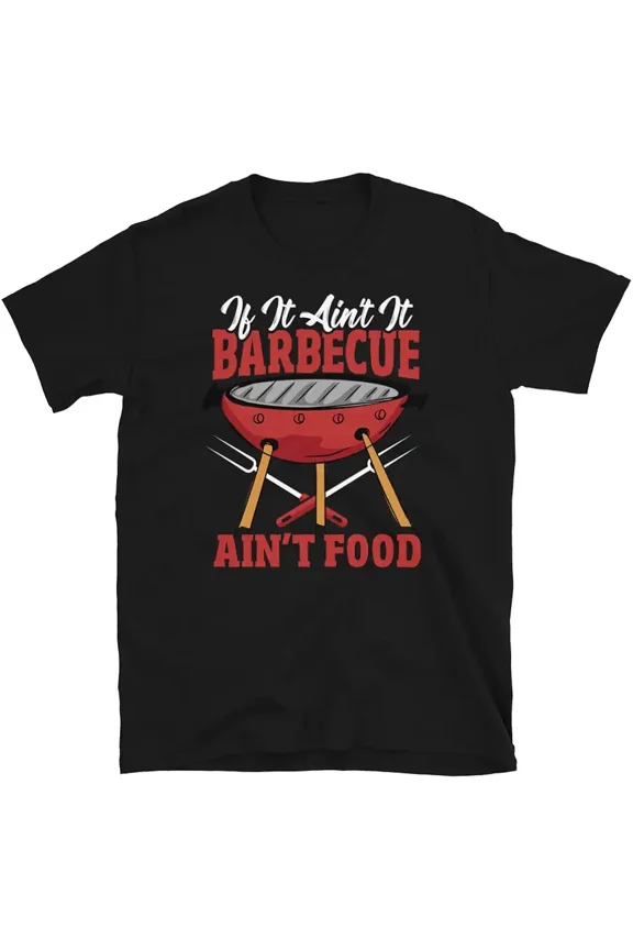 Funny Grill Barbecue Quote for Grill Master Dad Men Short Sleeve Graphic T-Shirt