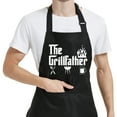 BBQ Aprons for Men with Pockets The Grillfather Kitchen Cooking Barbeque Apron for Dad, Ideal