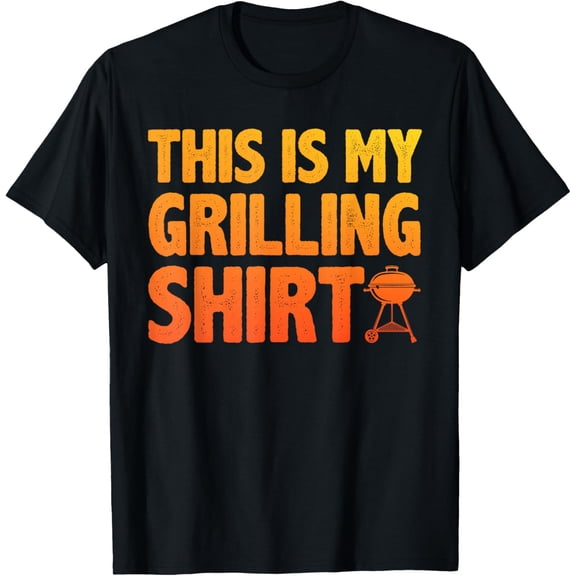 Funny Grilling Art For Men Women Barbecue Meat Smoking BBQ T-Shirt