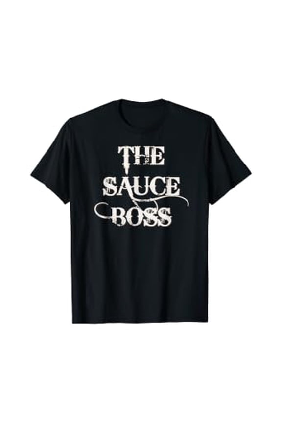 Funny Grilling BBQ T Shirt The Sauce Boss Grill Daddy shirt