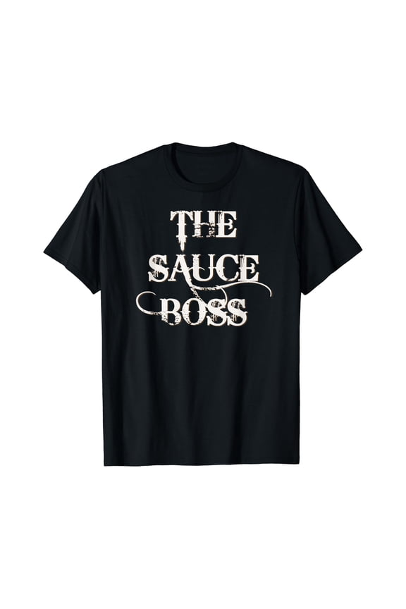 Funny Grilling BBQ T Shirt The Sauce Boss Grill Daddy shirt
