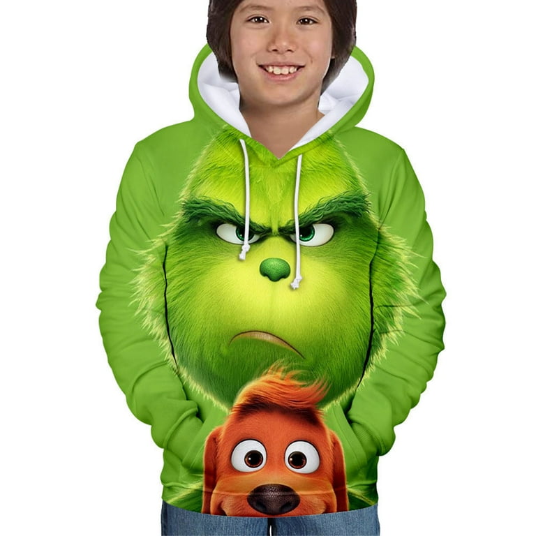3d grinch hoodie hot sale