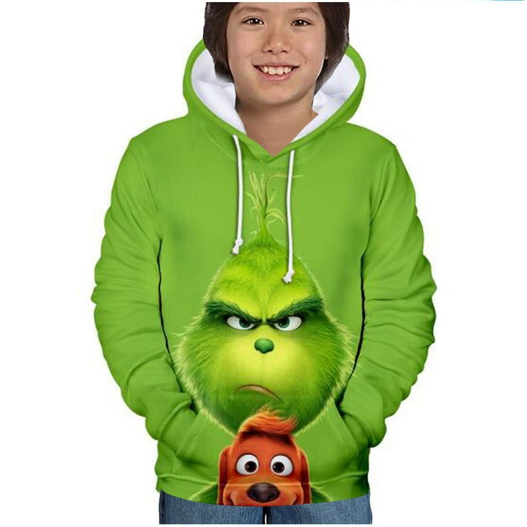 Christmas Hoodies - Super Funny Christmas Cat Icon Cute Green 3D