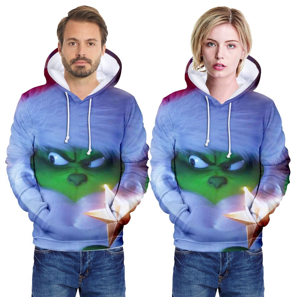 Funny Grinch Christmas Sweater For Couple-Vigilant Christmas Green