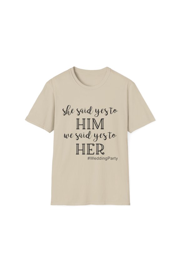 Funny Groom Party Wedding Bachelors Weddings Man Say Hilarious Grooms Bridal Sayings Engagement Fianceing Unisex Softstyle T-Shirt