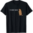 thumbnail image 1 of Funny Groundhog Day My Favorite Holiday Gift T-Shirt, 1 of 4