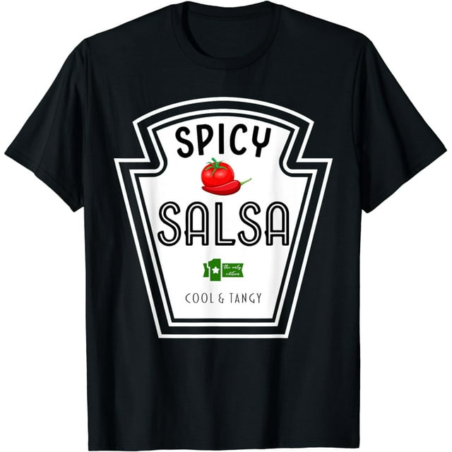 Funny Group Condiment Team Halloween Costume Spicy Salsa TShirt