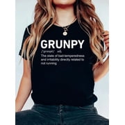Funny Grunpy Definition Running Runner Gag Marathon T-Shirt Small