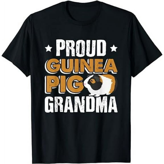 Funny Guinea Pig Gift Tee Proud Guinea Pig Grandma T-Shirt