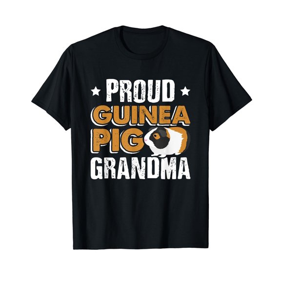 Funny Guinea Pig Gift Tee Proud Guinea Pig Grandma T-Shirt