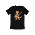 thumbnail image 1 of Funny Guitar Player Guitarist Dino Dinasour Musician Gift T-Shirt Cute Dino Guitarist Music Birthday Holiday Present Tshirt, 1 of 10