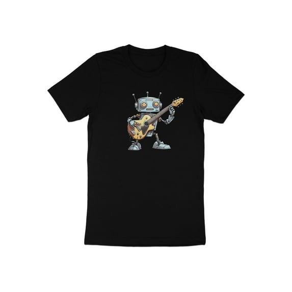 Funny Guitarist Robot Guitar Player Musician Robotics Gift T-Shirt Robot Guitar Player Music Birthday Holiday Present Tshirt