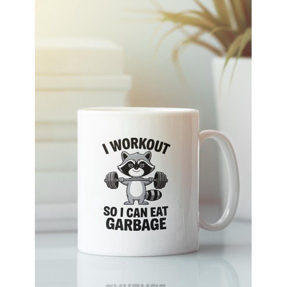 Funny Gym Mug I Workout S1o I C1An Eat Garbage FitnesS1 Humor Coffee Mug Workout Quote Mug Gym Lover Gift